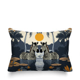 Alva Zebra Reversible Indoor/Outdoor Rectangular Pillow