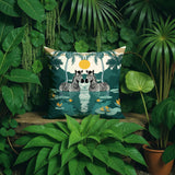 Alva Zebra Reversible Indoor/Outdoor Square Pillow