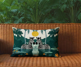 Alva Zebra Reversible Indoor/Outdoor Rectangular Pillow