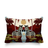Alva Zebra Reversible Indoor/Outdoor Rectangular Pillow