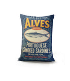 Alves Sardine Faux Linen Lumber Pillow