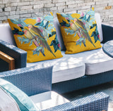 Alves Animal Reversible Indoor/Outdoor Square Pillow