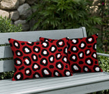 Amia Zebra Print Indoor/Outdoor Reversible Rectangular Pillow