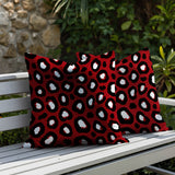 Amia Zebra Print Indoor/Outdoor Reversible Square Pillow