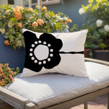 Amie Minimalist Lumbar Indoor/Outdoor Throw Pillow