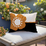 Amie Minimalist Lumbar Indoor/Outdoor Throw Pillow