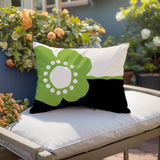 Amie Minimalist Lumbar Indoor/Outdoor Throw Pillow