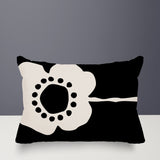 Amie Minimalist Lumbar Indoor/Outdoor Throw Pillow
