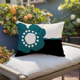 Amie Minimalist Lumbar Indoor/Outdoor Throw Pillow