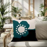 Amie Floral Reversible Indoor/Outdoor Square Pillow