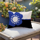 Amie Minimalist Lumbar Indoor/Outdoor Throw Pillow