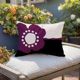 Amie Minimalist Lumbar Indoor/Outdoor Throw Pillow