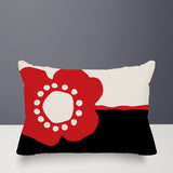 Amie Minimalist Lumbar Indoor/Outdoor Throw Pillow