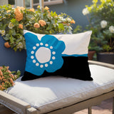 Amie Minimalist Lumbar Indoor/Outdoor Throw Pillow