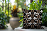 Amiri Bird Reversible Indoor/Outdoor Rectangle Pillow