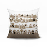 Amiro Tiny Houses Reversible Indoor/Outdoor Square Pillow