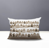 Amiro Tiny Houses Reversible Indoor/Outdoor Rectangle Pillow
