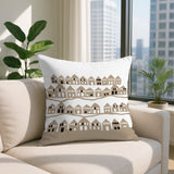 Amiro Tiny Houses Reversible Indoor/Outdoor Square Pillow