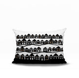 Amiro Tiny Houses Reversible Indoor/Outdoor Rectangle Pillow