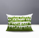 Amiro Tiny Houses Reversible Indoor/Outdoor Rectangle Pillow