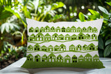 Amiro Tiny Houses Reversible Indoor/Outdoor Rectangle Pillow