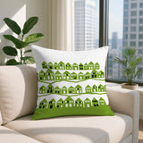 Amiro Tiny Houses Reversible Indoor/Outdoor Rectangle Pillow