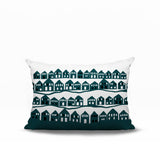 Amiro Tiny Houses Reversible Indoor/Outdoor Rectangle Pillow