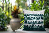 Amiro Tiny Houses Reversible Indoor/Outdoor Square Pillow
