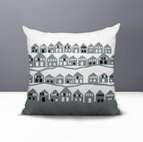 Amiro Tiny Houses Reversible Indoor/Outdoor Square Pillow