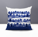 Amiro Tiny Houses Reversible Indoor/Outdoor Square Pillow