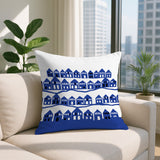 Amiro Tiny Houses Reversible Indoor/Outdoor Square Pillow