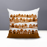 Amiro Tiny Houses Reversible Indoor/Outdoor Square Pillow