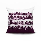 Amiro Tiny Houses Reversible Indoor/Outdoor Square Pillow