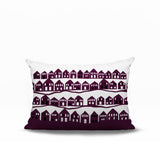 Amiro Tiny Houses Reversible Indoor/Outdoor Rectangle Pillow