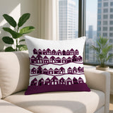 Amiro Tiny Houses Reversible Indoor/Outdoor Square Pillow