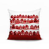 Amiro Tiny Houses Reversible Indoor/Outdoor Square Pillow