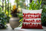 Amiro Tiny Houses Reversible Indoor/Outdoor Square Pillow