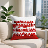 Amiro Tiny Houses Reversible Indoor/Outdoor Square Pillow