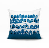 Amiro Tiny Houses Reversible Indoor/Outdoor Square Pillow
