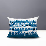 Amiro Tiny Houses Reversible Indoor/Outdoor Rectangle Pillow