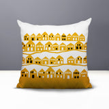 Amiro Tiny Houses Reversible Indoor/Outdoor Square Pillow