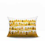 Amiro Tiny Houses Reversible Indoor/Outdoor Rectangle Pillow
