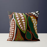 Anise Microsuede Square Throw Pillow