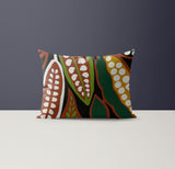 Anise Microsuede Lumbar Throw Pillow