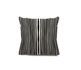 Anja Penny Ticking Square Indoor/Outdoor Throw Pillow