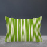 Anja Penny Ticking Lumbar Indoor/Outdoor Throw Pillow