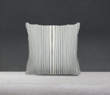 Anja Penny Ticking Square Indoor/Outdoor Throw Pillow