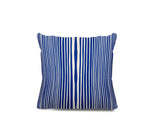 Anja Penny Ticking Square Indoor/Outdoor Throw Pillow