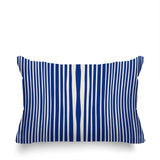 Anja Penny Ticking Lumbar Indoor/Outdoor Throw Pillow