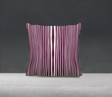 Anja Penny Ticking Square Indoor/Outdoor Throw Pillow